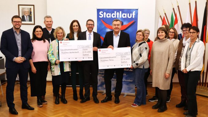44.000 Euro für Frauenhäuser nach Rekordbeteiligung beim Stadtlauf in Hanau 44.000 Euro für Frauenhäuser nach Rekordbeteiligung beim Stadtlauf in Hanau