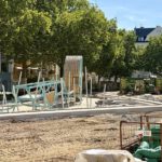 Elsässer Park entsteht auf dem ehemaligen Parkplatz und liegt im Zeitplan
