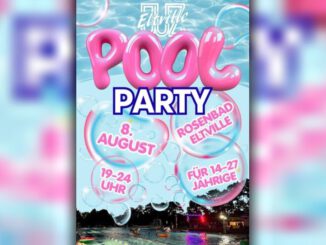 Eltviller Jugendteam lädt zur Poolparty im Rosenbad am 8. August