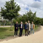 Neuer Fuß und Radweg in Kastel verbindet Helling Höfe direkt mit Rheinpromenade