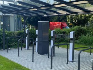 Parkhaus Elsässer Platz bekommt überdachte Fahrradstation mit Ladeinfrastruktur