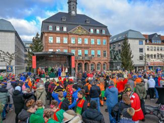 Rathaussturm in Hanau: Jubiläumsverein führt Zwiegespräch mit Oberbürgermeister