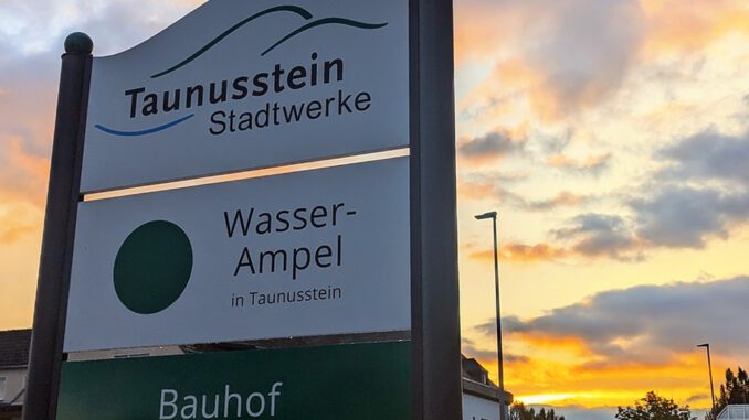 Taunusstein meldet entspannte Wasserversorgung: Ampel schaltet auf Grün