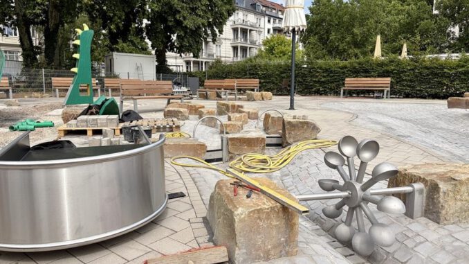 Wasserspielplatz in den Reisinger-Anlagen steht kurz vor Freigabe nach Prüfungen